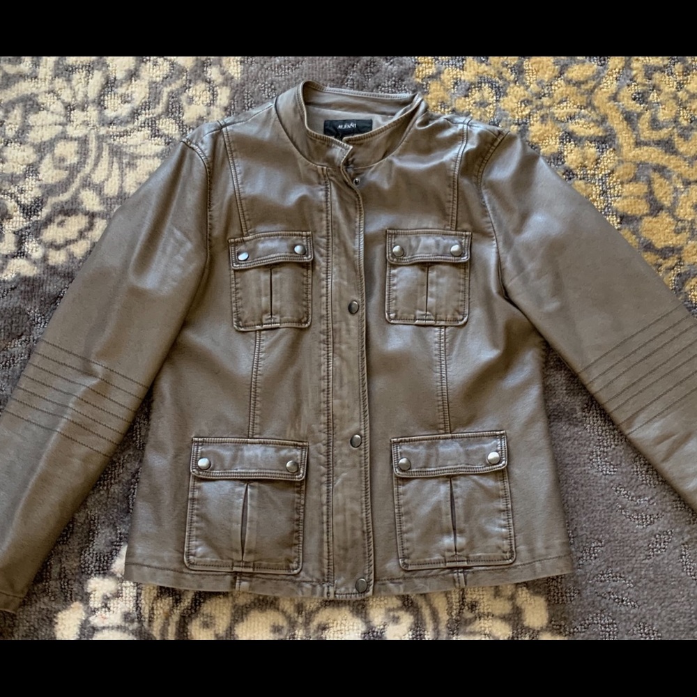 Alfani “leather-like” ladies jacket